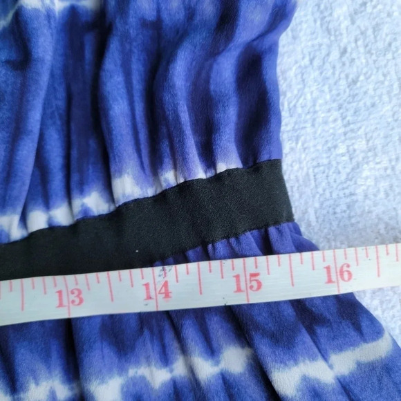 Simply Vera Vera Wang Sundress Tie Dye Blue  Large - Picture 11 of 15